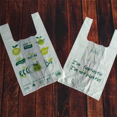 compostable T-Shirt Bags,Compostable Grocery Shopping bags,biodegradable shopping bag