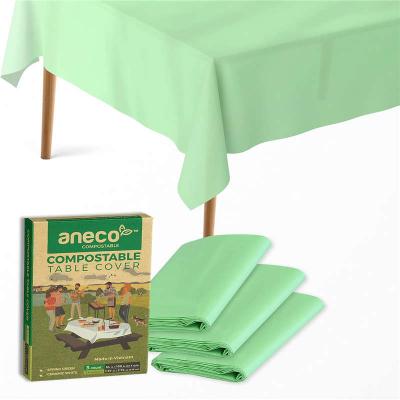  100% biodegraedable tablecloths, compostable tablecover, certified disposable tablecloths