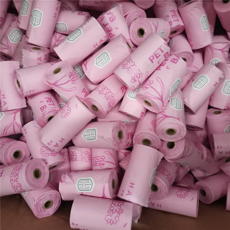 Certified compostable dog waste bags wholesale rolls, BPI EN13432 private label pet poop bags from manufacturer Certified compostable dog waste bags wholesale rolls, BPI EN13432 private label pet poop bags from manufacturer
