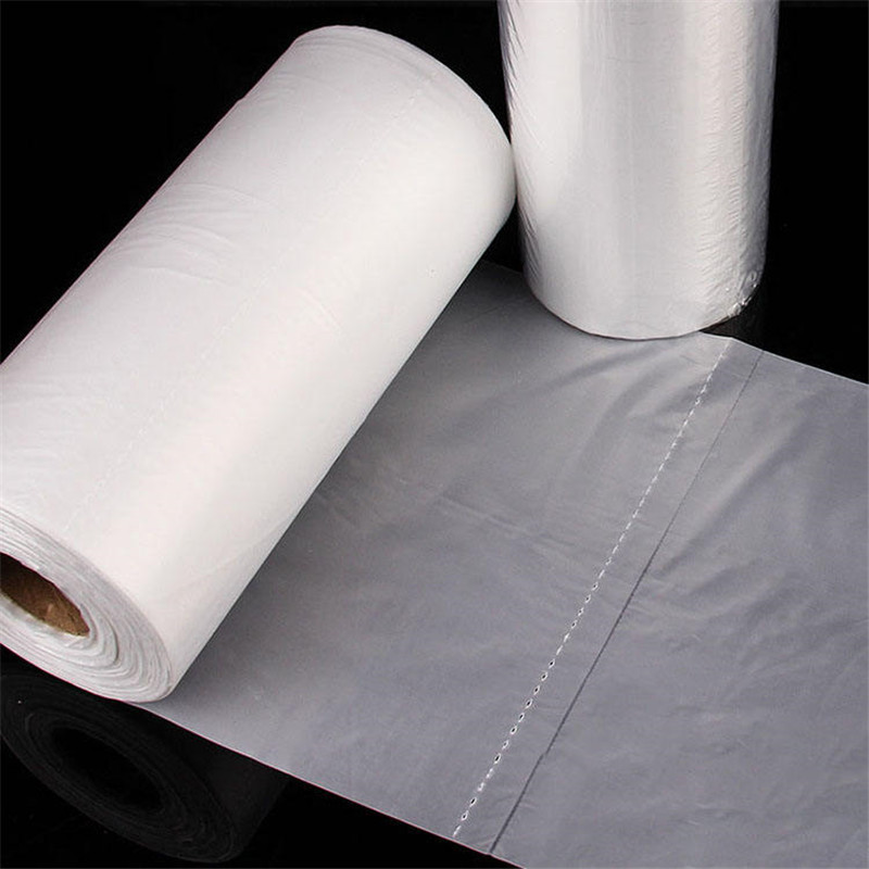 Wholesale HDPE clear produce bags on roll with flat mouth opening Wholesale HDPE clear produce bags on roll with flat mouth opening